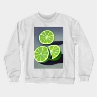 Sliced Limes Crewneck Sweatshirt